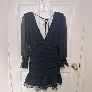 Black cocktail dress